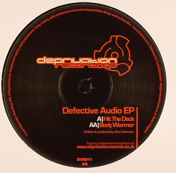 Defective Audio : Defective Audio EP (12", EP)