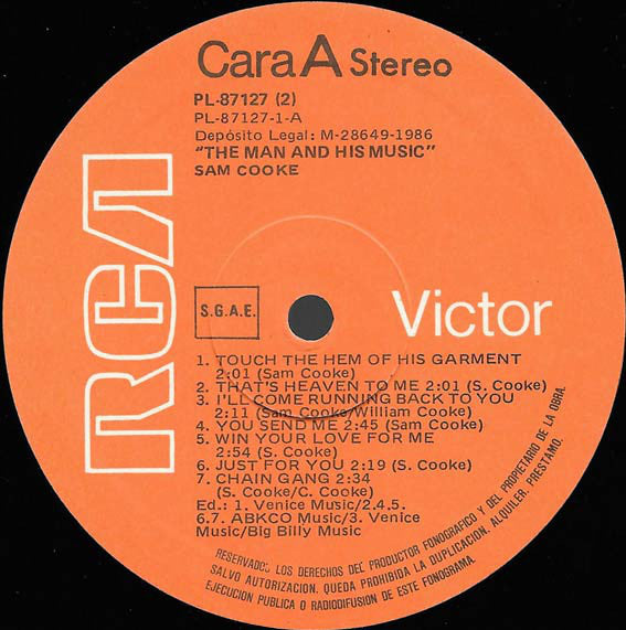 Sam Cooke : The Man And His Music (2xLP, Comp, Gat)