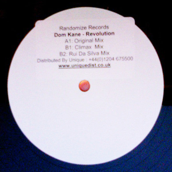 Dom Kane : Revolution (12", W/Lbl, Sti)