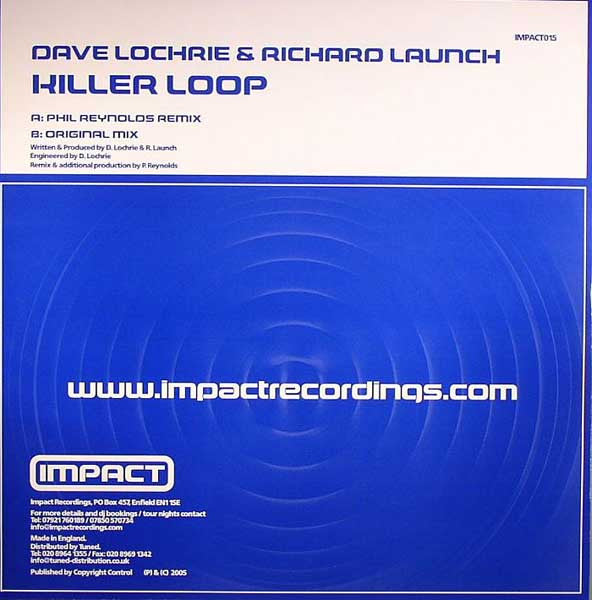 Dave Lochrie & Richard Launch : Killer Loop (12")