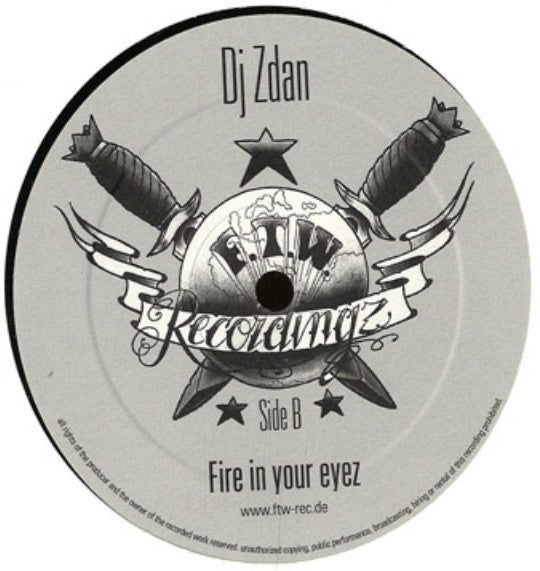 DJ Zdan : No Obligations / Fire In Your Eyez (12")