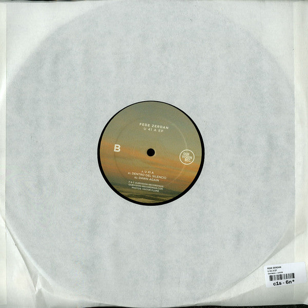 Fede Zerdan : U 41 A EP (12")