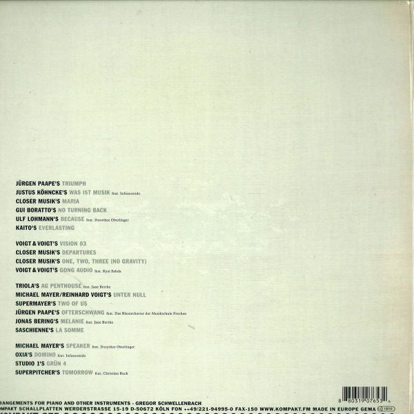 Gregor Schwellenbach : Spielt 20 Jahre Kompakt (2xLP, Album, Har + CD)