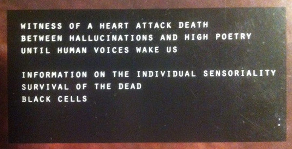 Shapednoise : Until Human Voices Wake Us (12", EP)