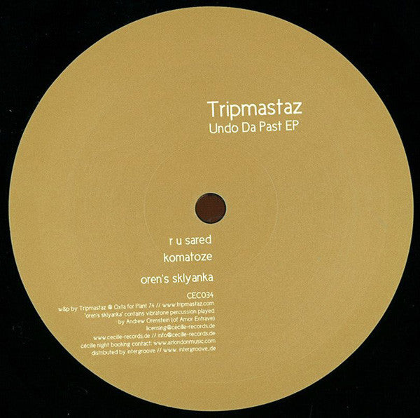 Tripmastaz : Undo Da Past EP (12", EP)