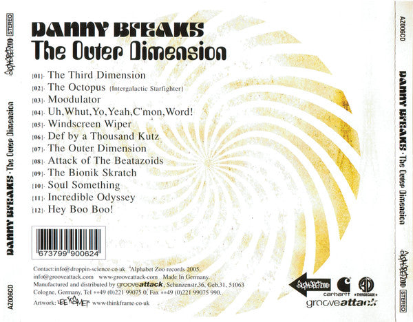Danny Breaks : The Outer Dimension (CD, Album)