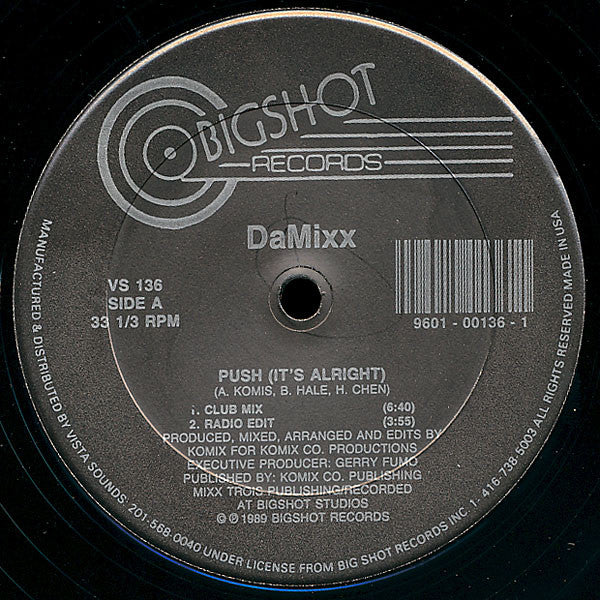 DaMixx : Push (It's Alright) (12")