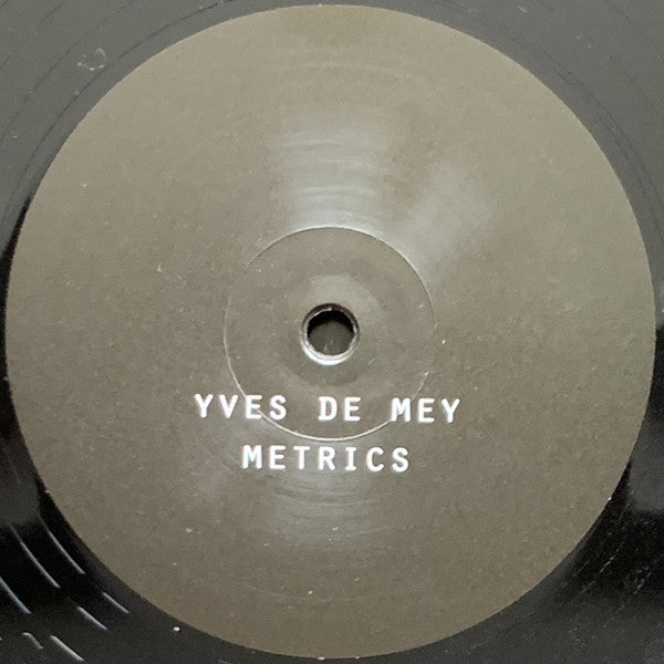 Yves De Mey : Metrics (12", EP)