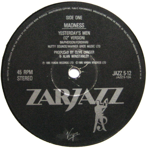 Madness : Yesterday's Men (12")