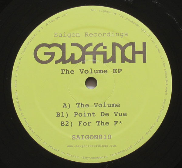 goldFFinch : The Volume EP (12")