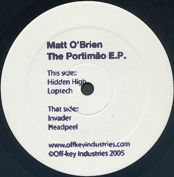 Matt O'Brien : The Portimão E.P. (12", EP)