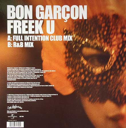 Bon Garçon : Freek U (12")