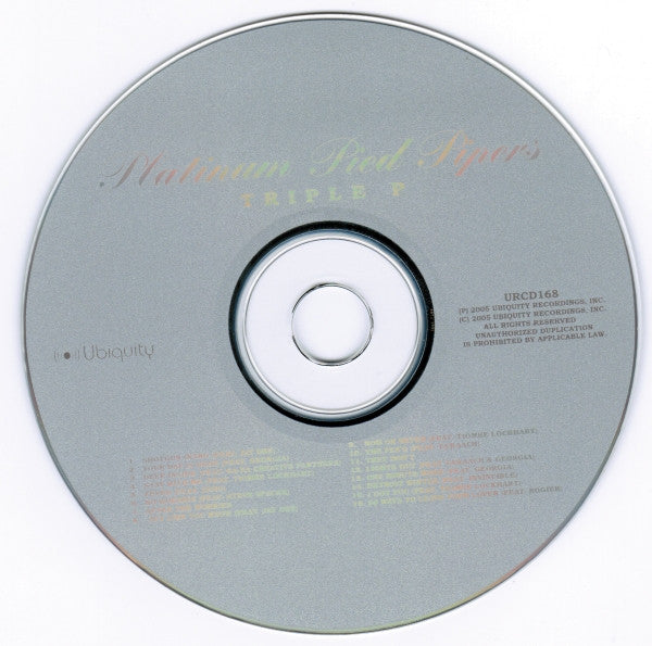 Platinum Pied Pipers : Triple P (CD, Album)