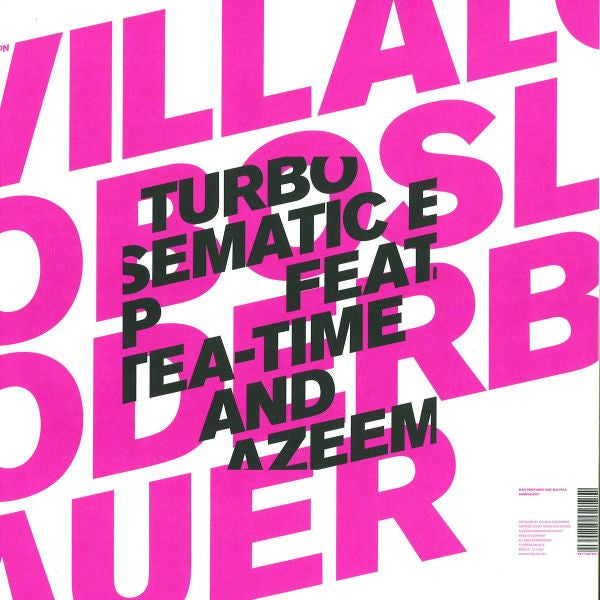 Ricardo Villalobos & Max Loderbauer Feat. Tea Time & Azeem : Turbo Sematic EP (12", EP)