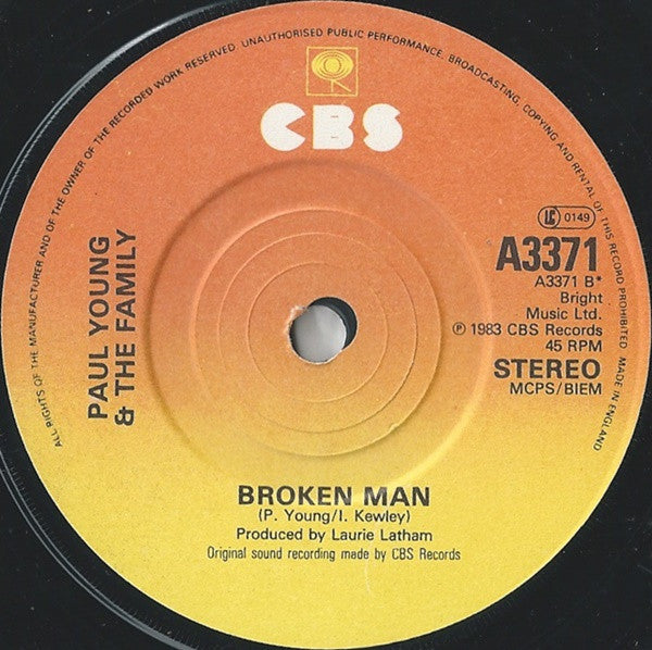 Paul Young : Wherever I Lay My Hat (7", Single, Sun)