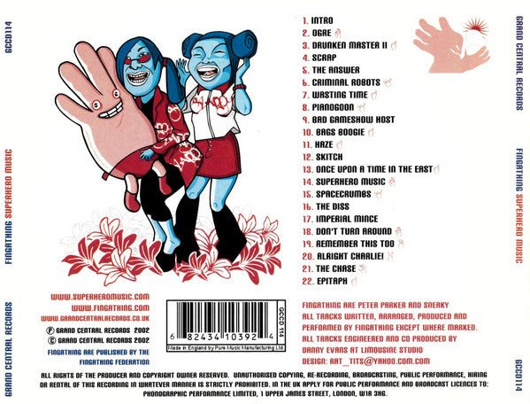 Fingathing : Superhero Music (CD, Album)