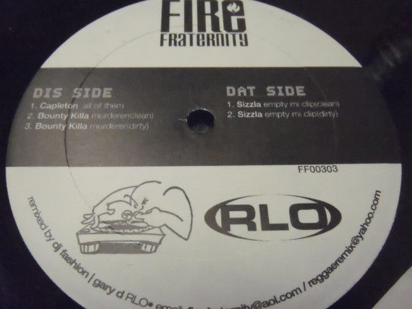 Various : Fire Fraternity (12", Comp)