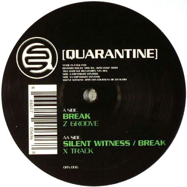 Break / Silent Witness & Break : Z Groove / X Track (12")