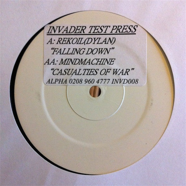 Recoil (2) / Mindmachine : Falling Down / Casualties Of War (12", TP, W/Lbl, Sti)