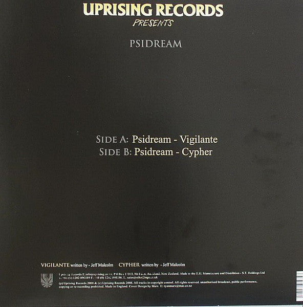 Psidream : Vigilante / Cypher (12")