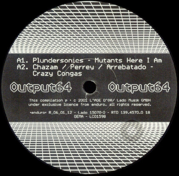 Various : Output64 - Delete All Data - Input64 Remixed 1/X (12", Comp)