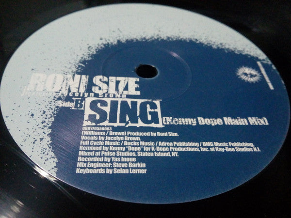 Roni Size : Sing (12")