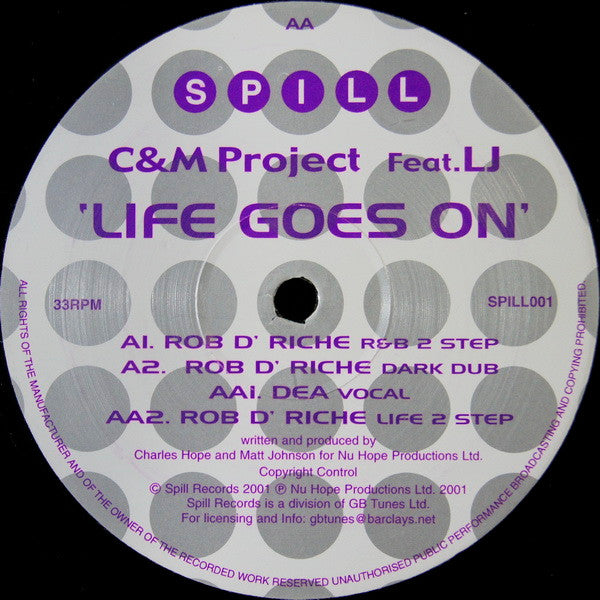 C & M Project : Life Goes On (12")