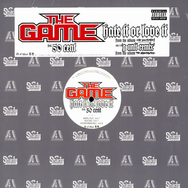 The Game (2) / 50 Cent : Hate It Or Love It (12")