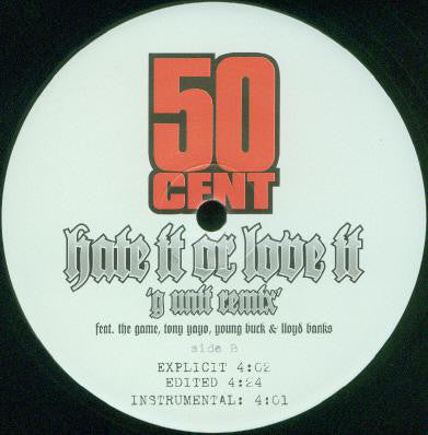 The Game (2) / 50 Cent : Hate It Or Love It (12")