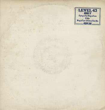 Level 42 : (Flying On The) Wings Of Love (12", Single)