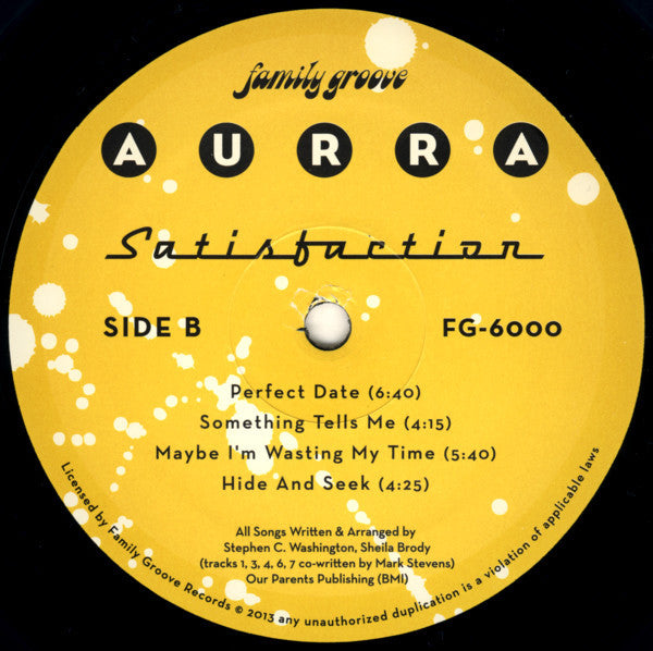 Aurra : Satisfaction (LP, Album)