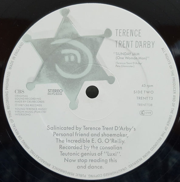 Terence Trent D'Arby : Dance Little Sister (12")