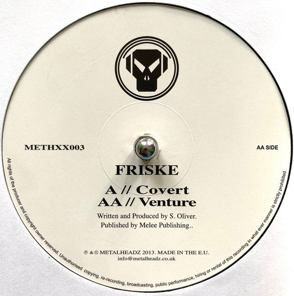 Friske : Covert / Venture  (12", Ltd)