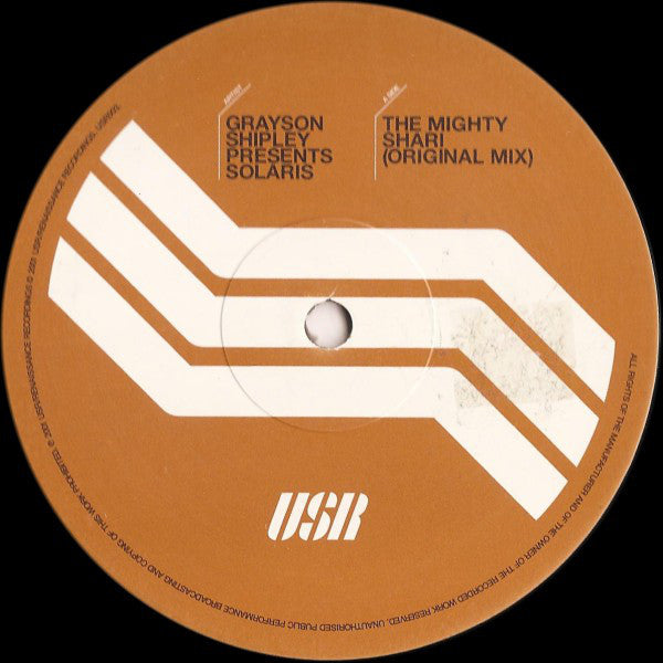 Grayson Shipley Presents Solaris (22) : The Mighty Shari (12")