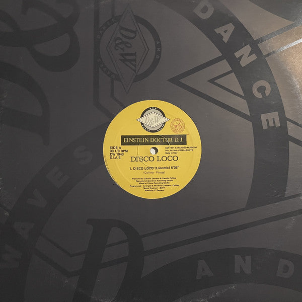 Einstein Doctor DJ : Disco Loco (12")