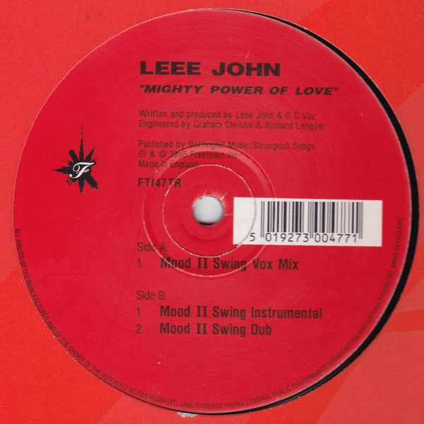 Leee John : Mighty Power Of Love (12")