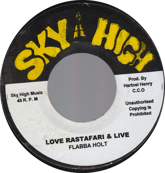 Errol "Flabba" Holt : Love Rastafari & Live (7", Single)