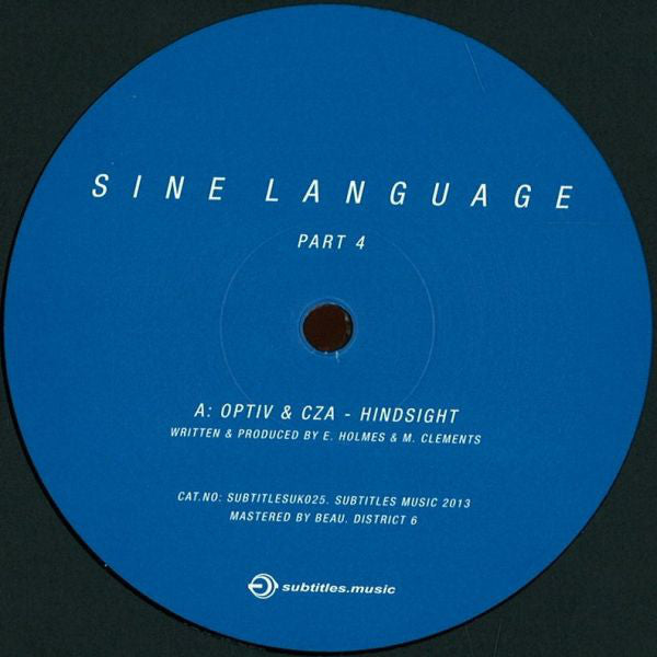 Optiv & CZA / Brain Crisis : Sine Language (Part 4) (12")