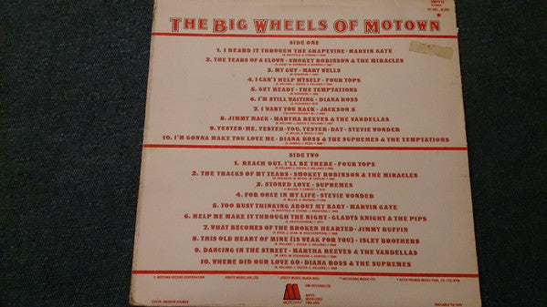 Various : The Big Wheels Of Motown (LP, Comp)