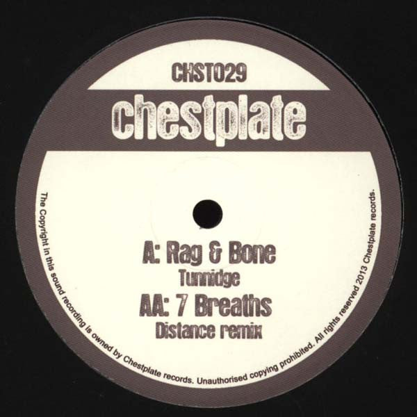 Tunnidge : Rag & Bone / 7 Breaths (Distance Remix) (12")