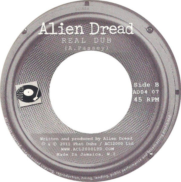 Alien dread : Mexican Way / Real Dub (7", Single, RE)