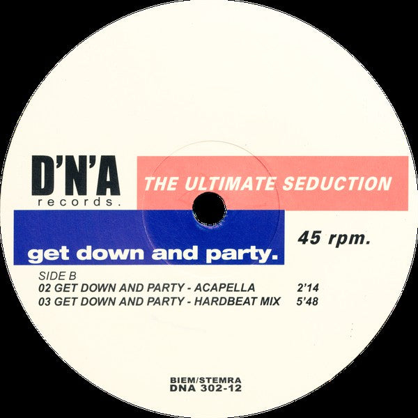 The Ultimate Seduction : Get Down And Party. (12")