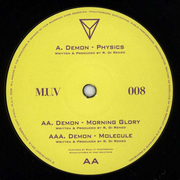 R.Demon : Physics / Morning Glory / Molecule (12")