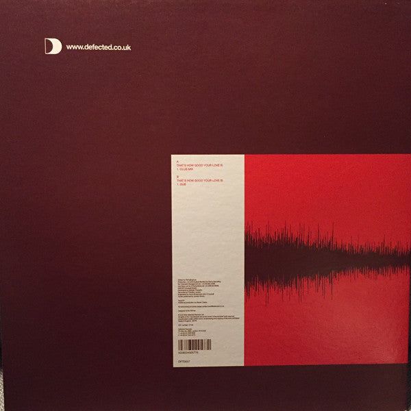 Il Padrinos Feat. Jocelyn Brown : That's How Good Your Love Is  (12")