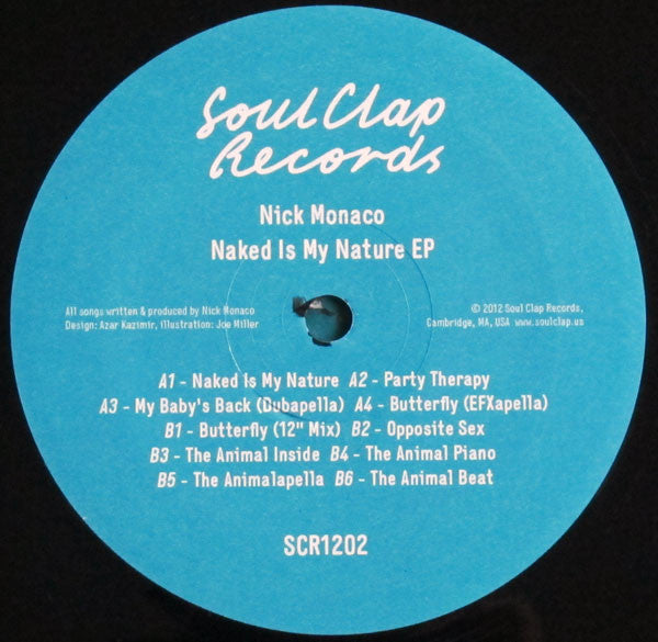 Nick Monaco : Naked Is My Nature EP (12", EP)
