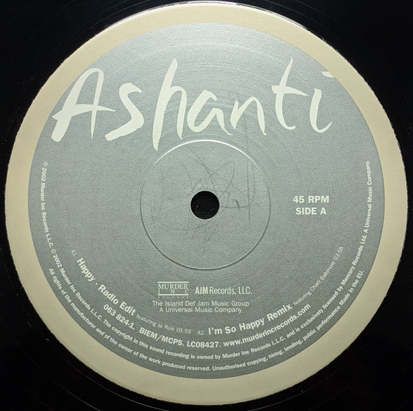 Ashanti : Happy (12")
