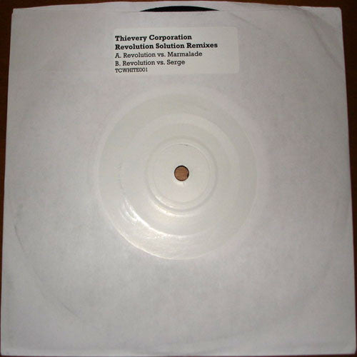 Thievery Corporation : Revolution Solution Remixes (7", Promo, W/Lbl)