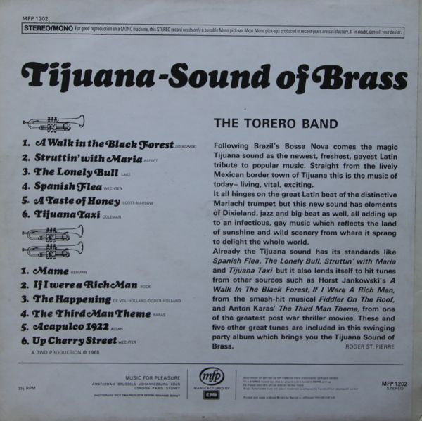 The Torero Band : Tijuana - Sound Of Brass (LP)