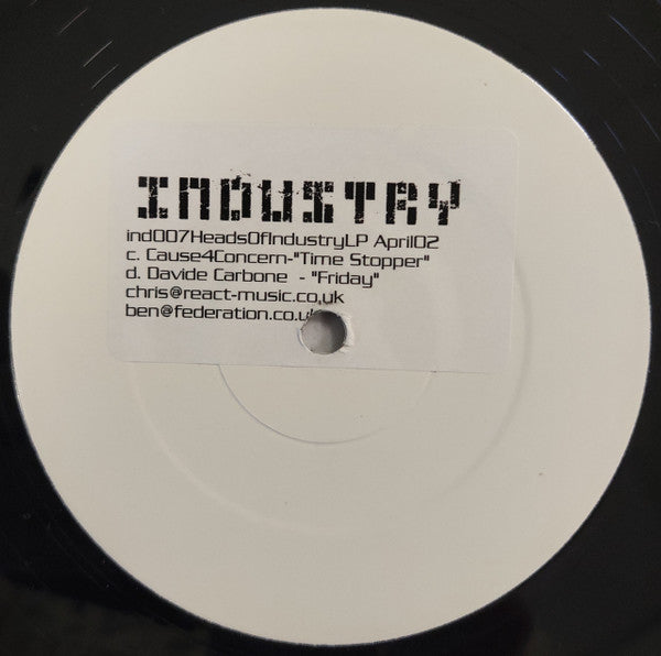 Various : Heads Of Industry (4x12", Album, Comp, W/Lbl, Sti)