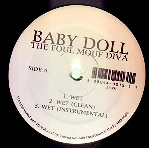 Babydoll (6) : Wet / Mouf Pt. 2 (12", Promo, W/Lbl)